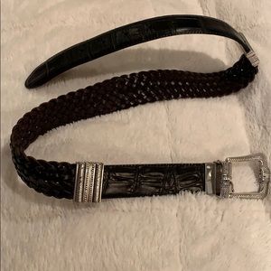 Brighton Reversible Black or Brown Medium Belt